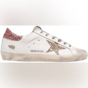 Golden Goose classic super star size 40 ice white suede toe